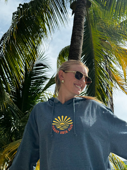 Sunset Swim Club Hoodie