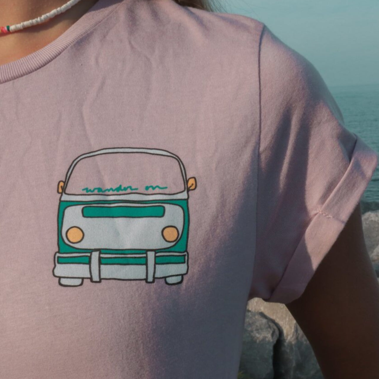 Surf Van Rolled Sleeve Tee